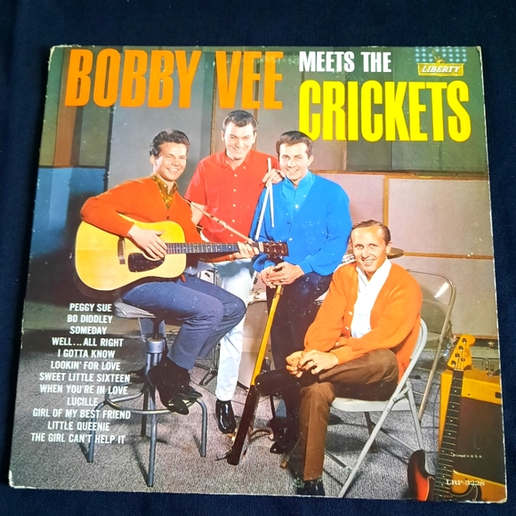 Bobby Vee- Meets The Crickets, Mono Vinyl LP, 1963 - Picture 1 of 9